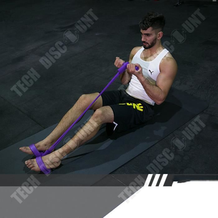 TD® -Extenseur Musculation Élastique de Résistance Sport-violet