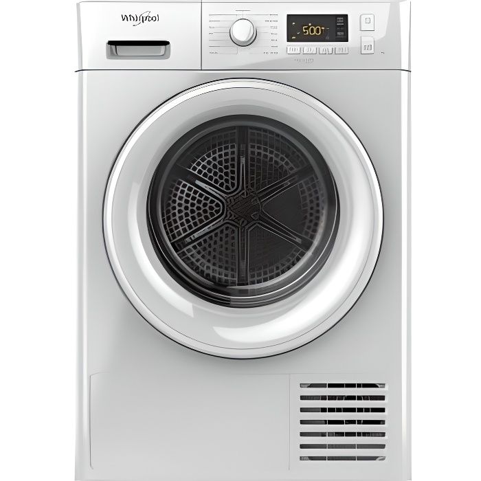 SÈCHE-LINGE, FRESHCARE, CONDENSEUR, 8 KG, B, BIG DIGIT, 65 DB, TAMBOUR WHIRLPOOL - FTCM118XB1FR