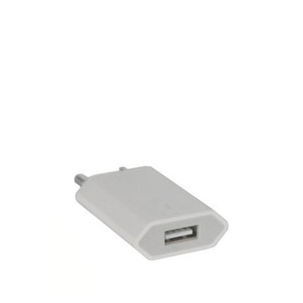 Chargeur adaptateur USB / secteur universel iPhone blanc