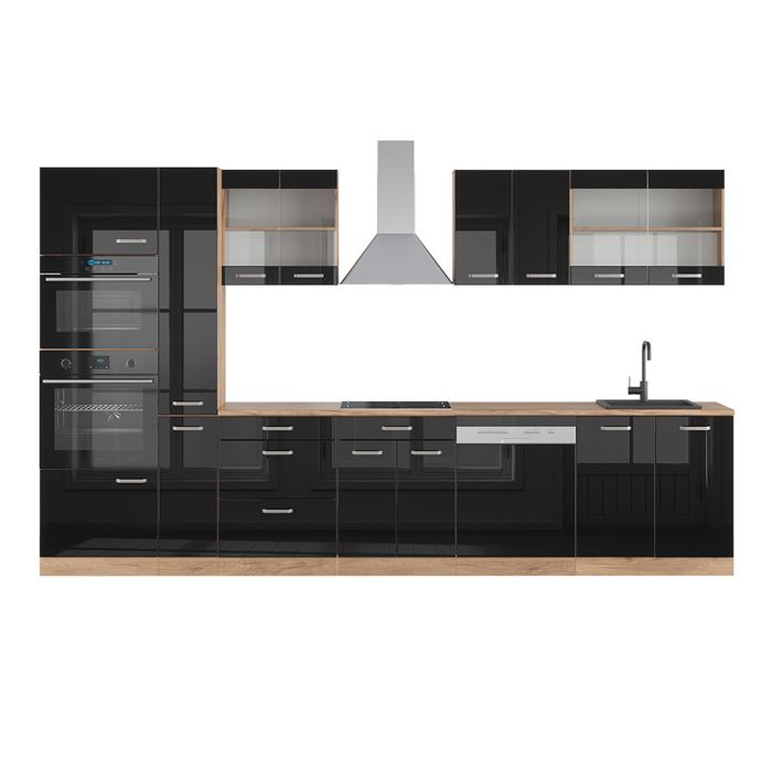 Meuble De Cuisine VICCO R-Line - Éléments Haut Et Bas, Cuisine Intégrée, Blanc Ultra-brillant, Neuf