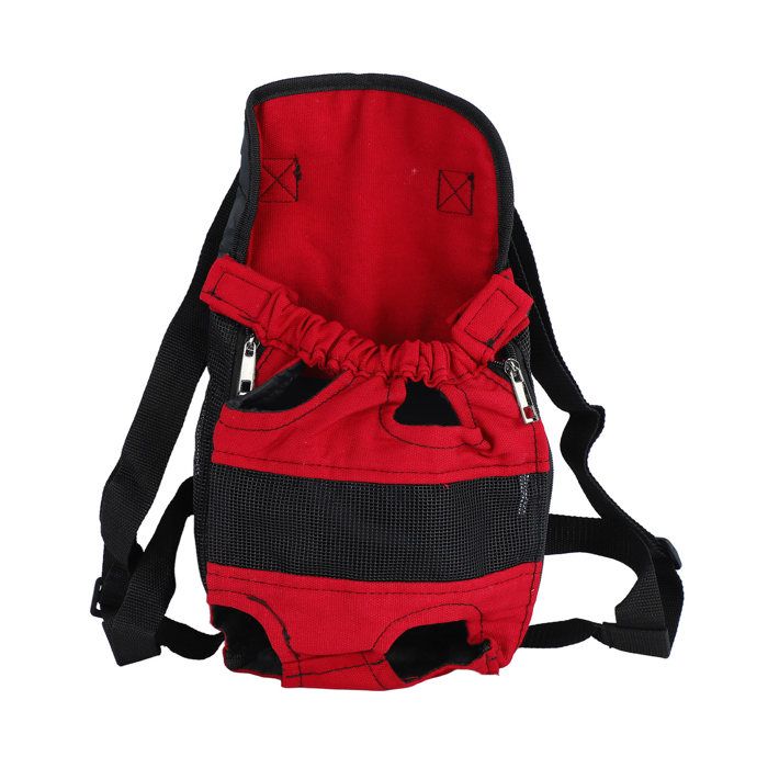 Comparer les prix de Sac à dos avant pour chien respirant avec bandoulière réglable et pattes vers l'extérieur, sac de transport pour chiot pour voyage