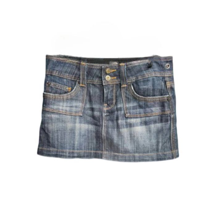 Marron FEMME Mini Jupe Fendue à Taille Haute 3304604