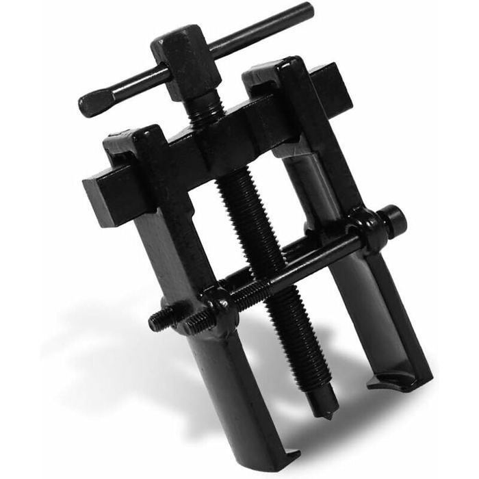 Extracteur de roulement réglable à deux mâchoires en acier au carbone - extracteur droit pour pompe et poulie3inch（38 x65mm）