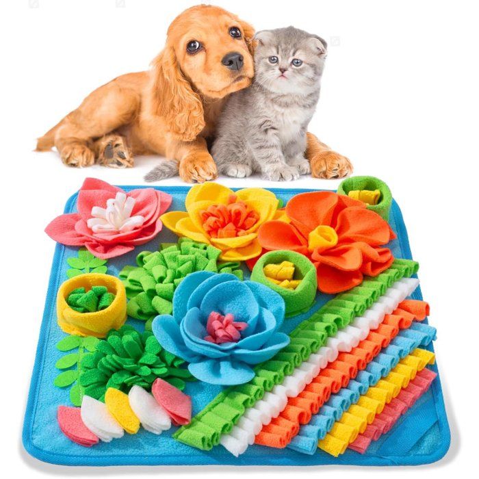 Comparer les prix de Tapis à renifler pour chien - Tapis à renifler pour animaux de compagnie - Tapis dalimentation pour chiens - Tapis de jeu