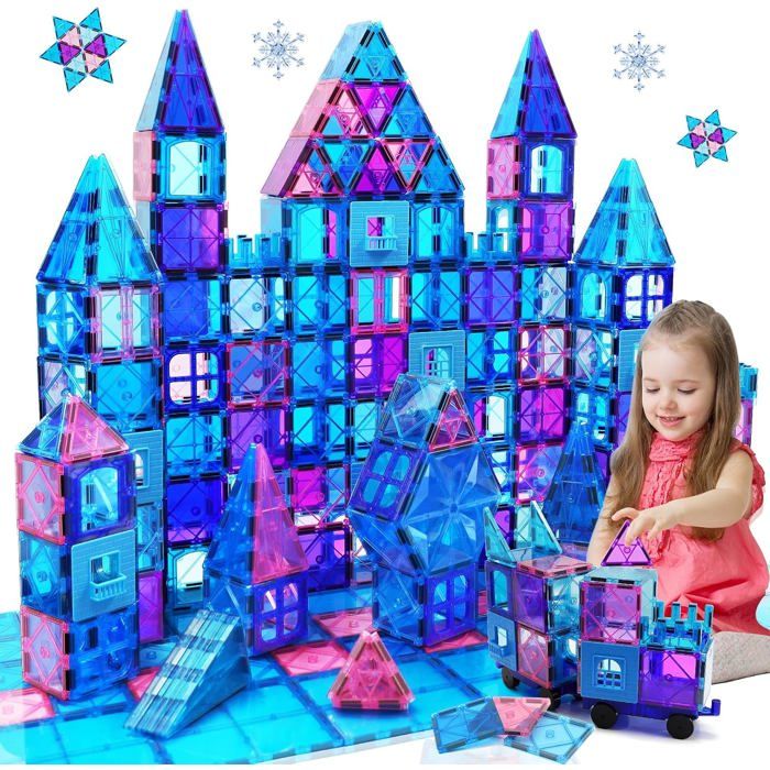 102 Blocs de Construction Magnétiques Plus Forts, Jeu STEM Éducatif ...