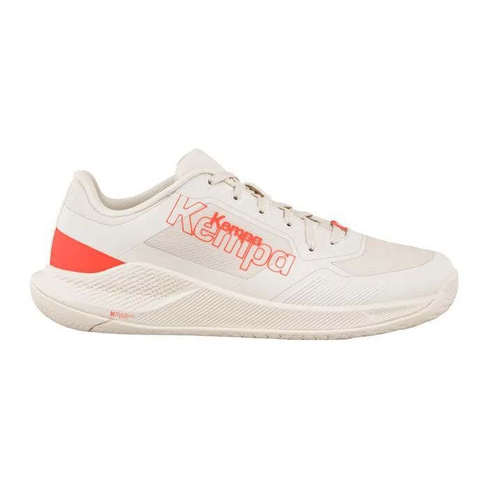 Chaussures indoor femme Kempa Kourtfly Three - beige/fluo red Chaussures indoor femme Kempa Kourtfly Three - beige/fluo red