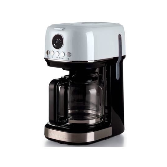 Ariete 1396 Cafetière à filtre moderne Café américain Capacité jusqu'à 15 tasses Base chauffante Écran LCD Filtres amovibles - vue 2