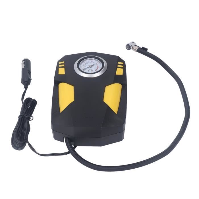 Compresseur D'air Portable Pour Pneu – Pompe De Gonflage 12V, Noir, ABS