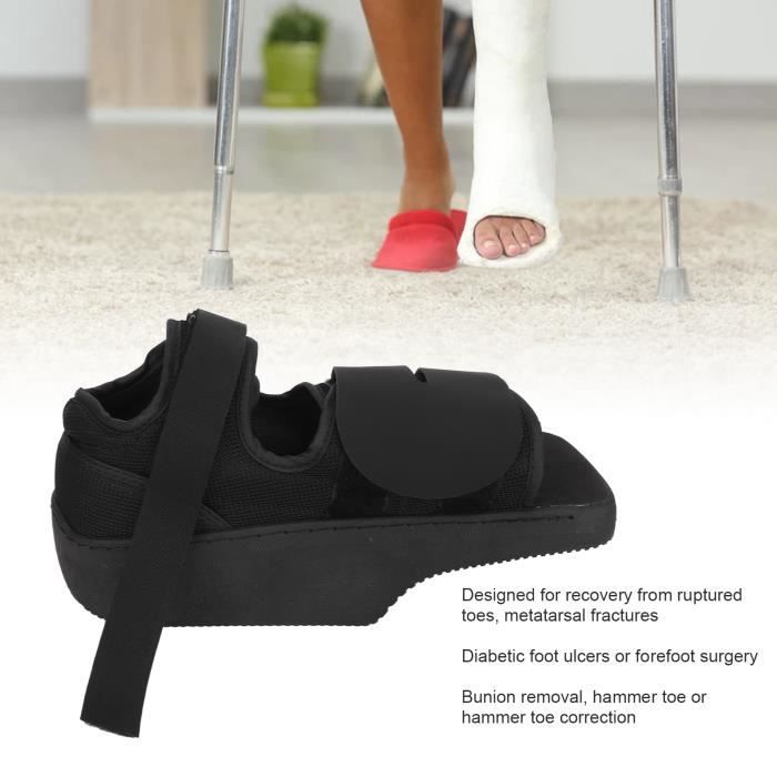 Chaussure de décharge fracture orteil sales