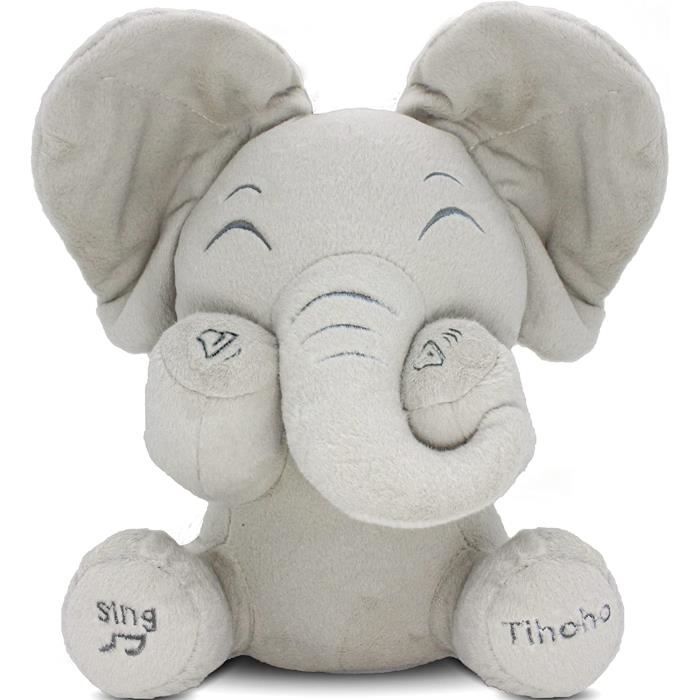 Jouet Elephant Parlant Chantant Peek A Boo En Peluche Animee Elephant Jouet En Peluche Pour Bebe Jouet Parlant Cadeau Garcon F 64 Cdiscount Jeux Jouets