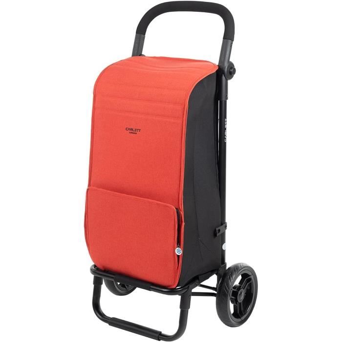 Chariot De Courses Pliable Avec Roues - Sac En Tissu Oxford 40x48cm - Capacité 12kg - Écologique Et Léger