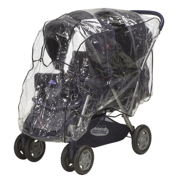 Protections Pluie Et Vent Pour Poussettes - 448961 Universel Habillage Pluie  Poussette Double Fenêtre Transparent - Cdiscount Puériculture & Eveil bébé