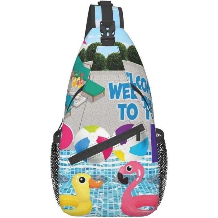 Sac Banane Homme – Messager Multifonction – Nylon, Zip, Noir?