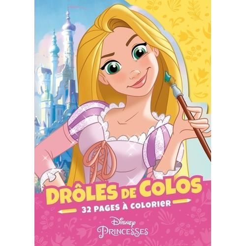 Livre de coloriage - Disney - Princesses - 32 pages - Pour enfants - Filles