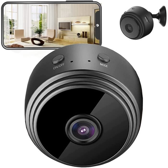 Caméra de Sécurité Intérieure, Mini Webcam sans Fil WiFi 1080P USB Grand  Angle 150°, Haute Définition 2MP, avec Prise de Vue N[238] - Cdiscount  Bricolage