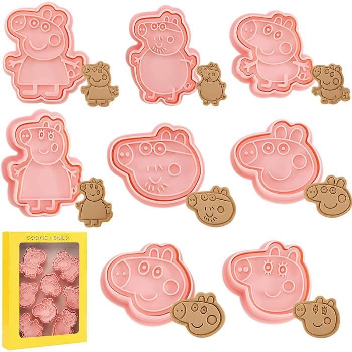 8 Emporte-pièces Animaux En Plastique Alimentaire - 4 à 6 Cm, Pour Biscuits Et Pâtisserie Enfants