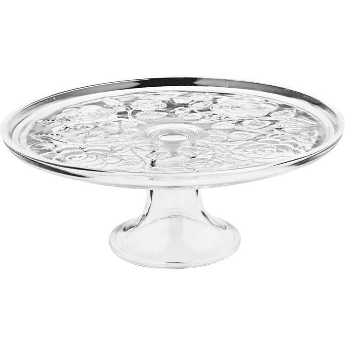 Plat à Gâteau En Verre FIVE Simply Smart 31 Cm - Transparent, Idéal Cuisson Four Et Service