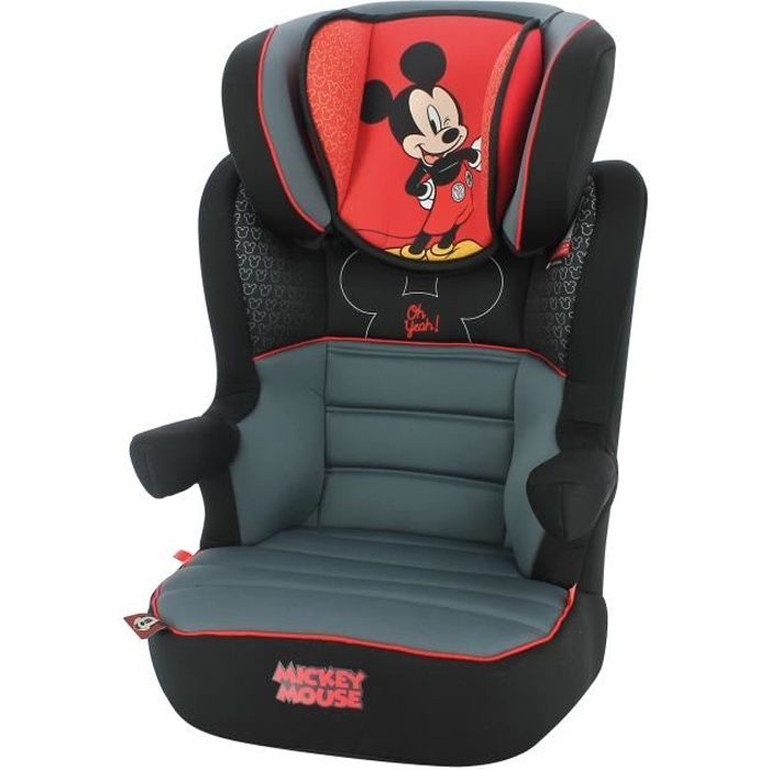 Siège auto rehausseur enfant RWAY groupe 2-3 (15-36kg), évolutif avec protection latérale - Mickey