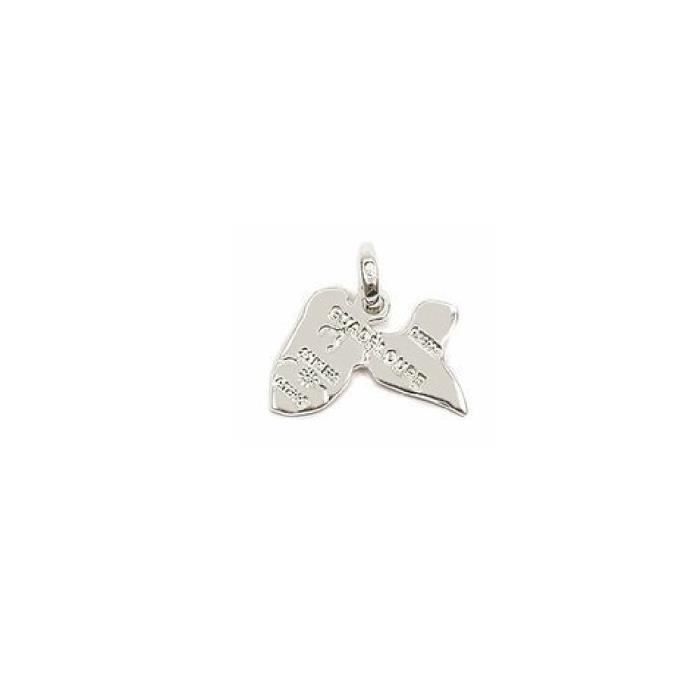 Pendentif carte Guadeloupe Argent Massif 925°°° garanti sans nickel