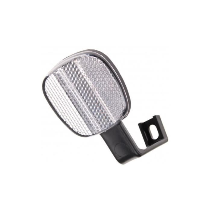 REFLECTEUR DE VELO AVANT BLANC 53.1MM CATADIOPTRE UNIVERSEL FREIN  CANTILEVER VTT - Cdiscount Sport