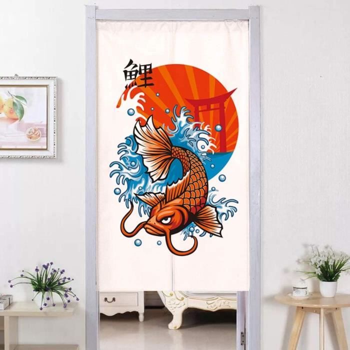 Rideau Japonais Noren Pour Porte - "Anata No Mikata" - Marque Narumikk - Neuf