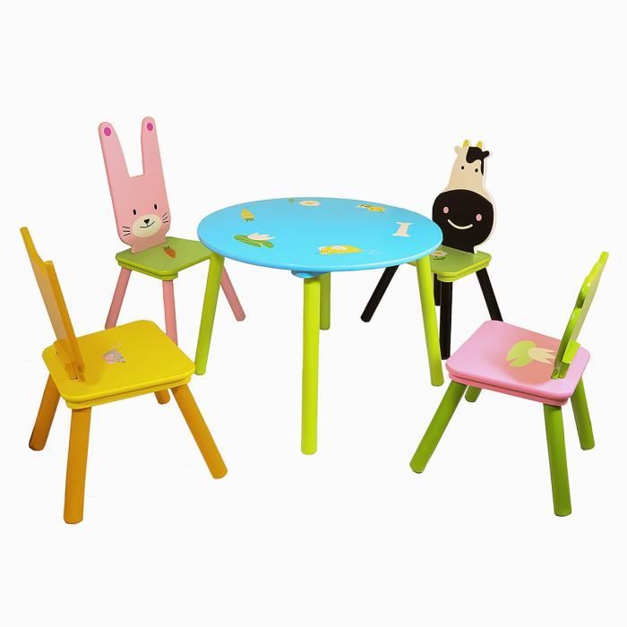 Ensemble Table Et Chaise Charles Bentley Enfants Bois