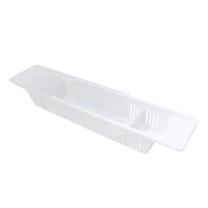 Nbrand Plateaux de Baignoire en Plastique Organisateur de Jouet de Bain Panier de Rangement de Baignoire B/éb/é Bain Extensible /Étag/ère Twitchable Extensible pour La Maison Salle de Bain