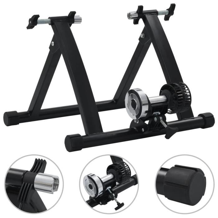 Support A Rouleau Pour Velo D Appartement 26po 28po Acier Noir Prix Pas Cher Cdiscount