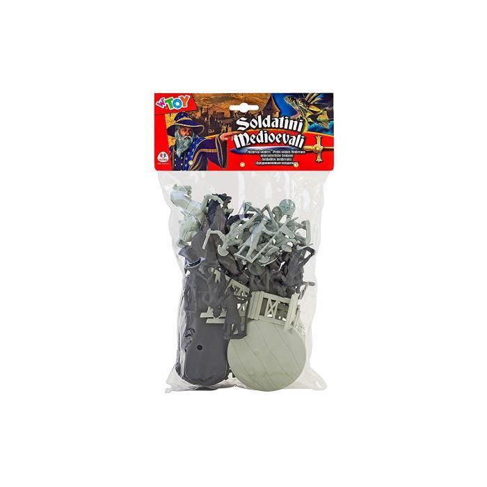 Château Médiéval Avec Chevaliers Et Soldats - Jouet Figurines Pour Enfants - Lot Complet - Neuf