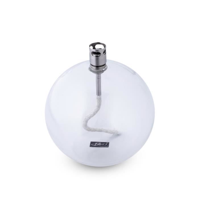Peri Glass 1242 Lampe A Huile Ronde En Verre Mm 11 Cm Incolore