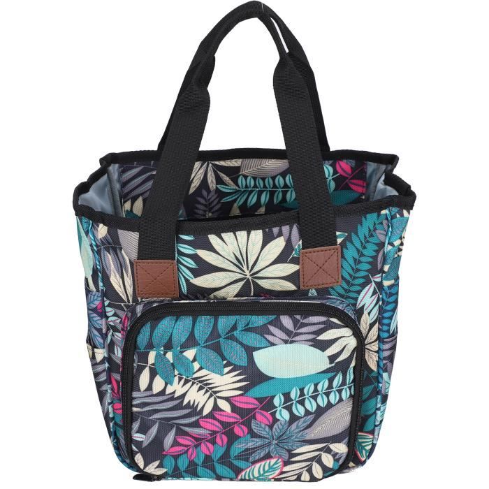 Sac De Rangement En Laine Au Crochet - Organisateur à Fil 40x25x26cm, En Oxford | Idéal Pour Tricot, Crochet, Accessoires Et Projets En Cours