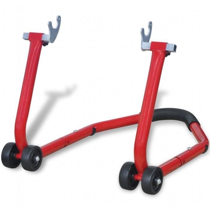 2 Béquilles De Support Pour Remorque + Brides MECA24 - Hauteur 700mm