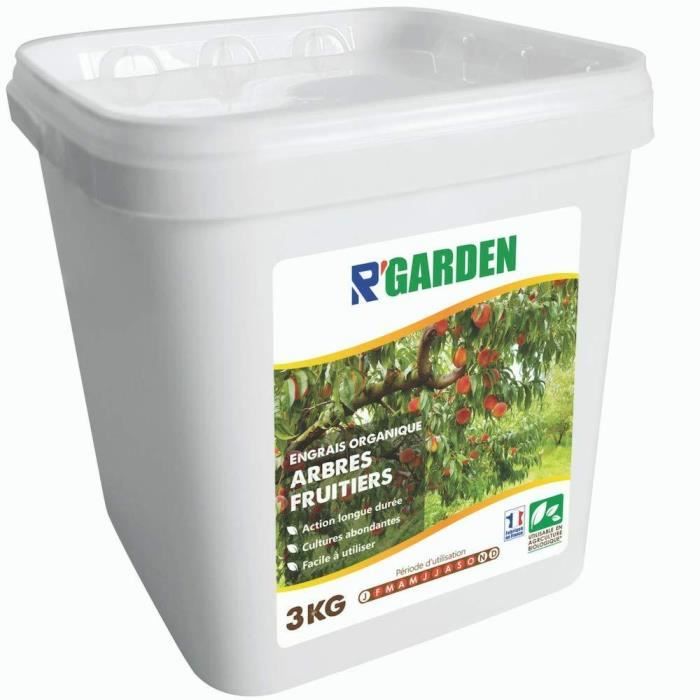 R'Garden | Engrais Organique Arbres Fruitiers | Engrais Ecologique | Fertilisant Naturel | Nourrit en Profondeur | Facile