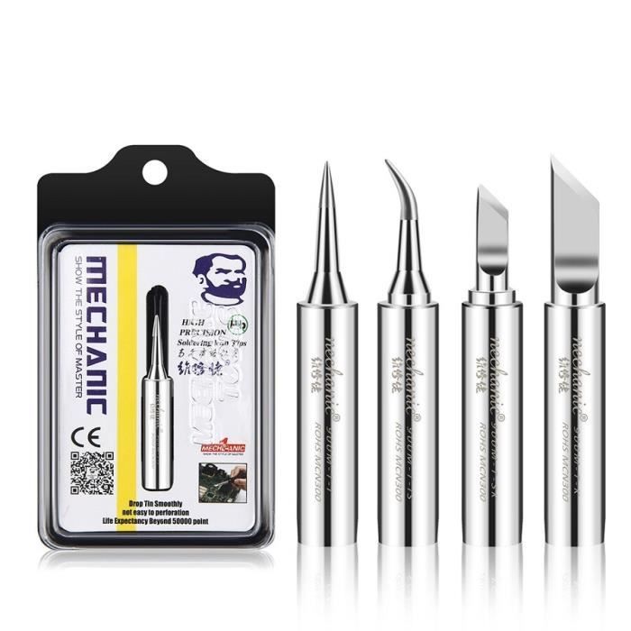 Fer à Souder électrique 220V 50W - Pointe Plate Pour Réparation Pare-chocs - Poignée Plastique Antidérapante - Prise Européenne