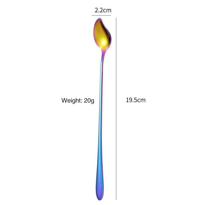 MOESTA-BBQ Cuillère à Wok Acier Inoxydable Manche Extra Long - Spatule XXL