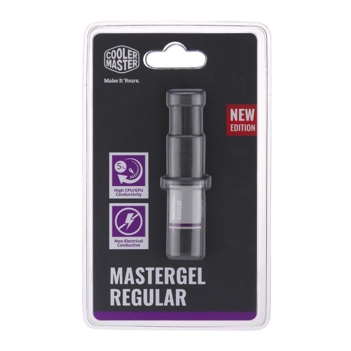 Cooler Master MasterGel Regular combiné de dissipateurs thermiques 5 W/m·K ( MasterGel Regular 2.5g Thermal Compound Syringe) -