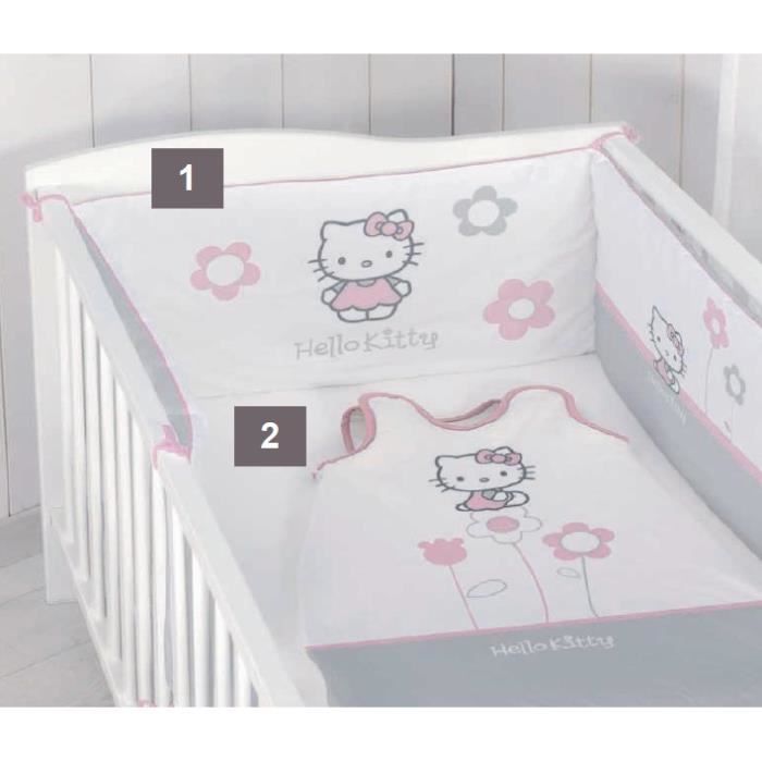 Hello Kitty Tour De Lit 40 X 180 Cm Celes Achat Vente Tour De Lit Bebe Bientot Le Black Friday Cdiscount