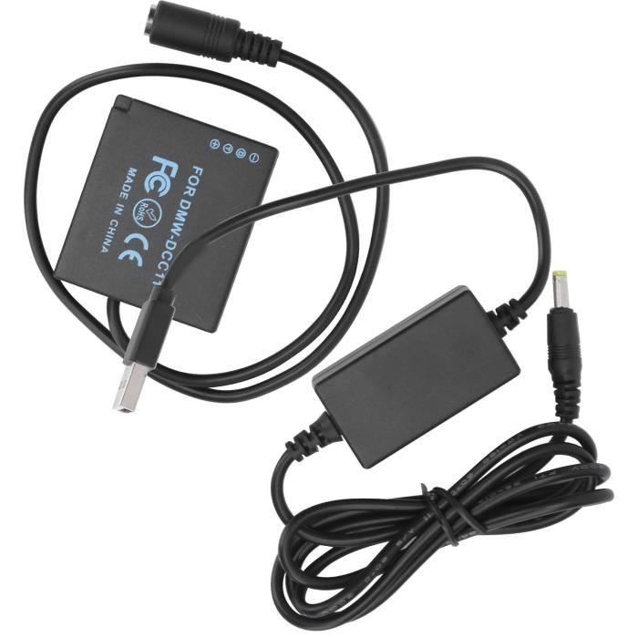 BLL TMISHION Batterie Factice USB Vers DMWDCC8 Batterie Factice De