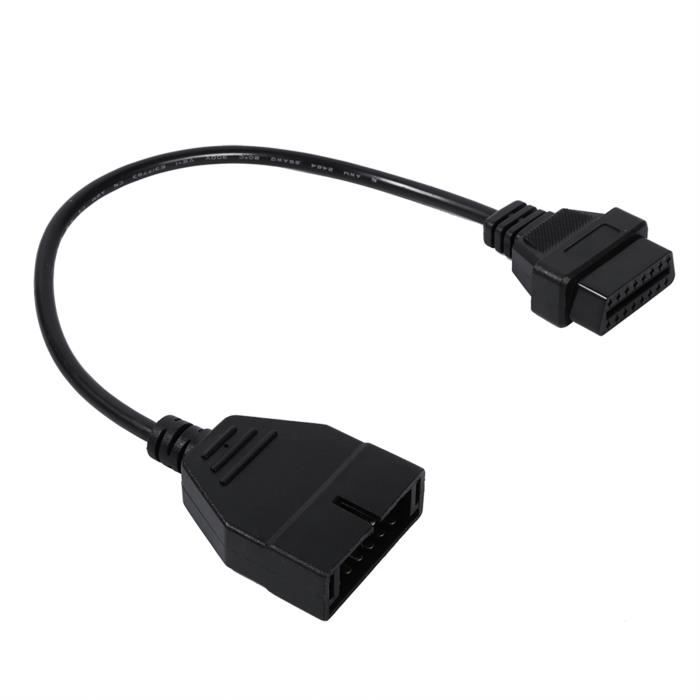Câble D'extension OBD2 Vers RS232 DB9 - 1 Mètre, 16 Broches - Pour Outils De Diagnostic Auto Et Communication CAN-Bus