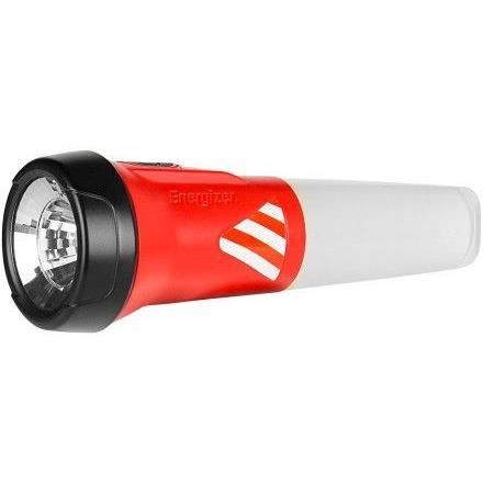 energizer - lanterne 2en1 55 lumens + 2 piles aa - torche à main avec encoche pour dragonne intégrée