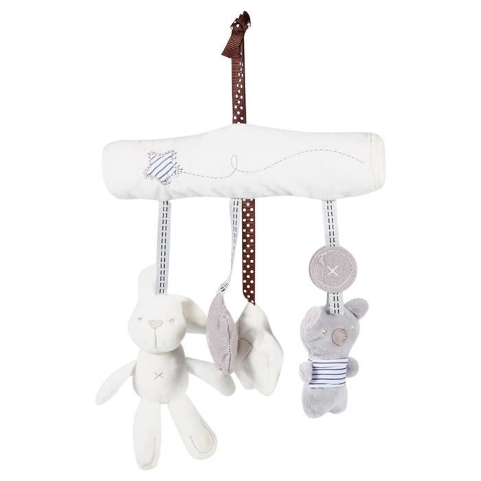 Lit Bebe De Musique De Lapin Accroche Autour Des Suspensions De Siege De Securite De Voiture Jouets En Peluche Cdiscount Jeux Jouets