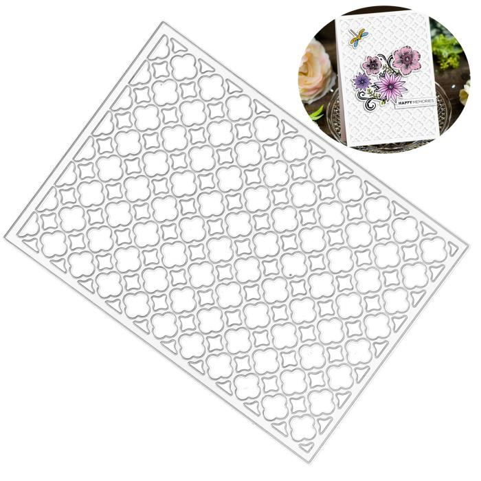 Lot De 5 Matrices Gaufrage Multicouches Géométriques – Idéal Pour Cartes & Scrapbooking