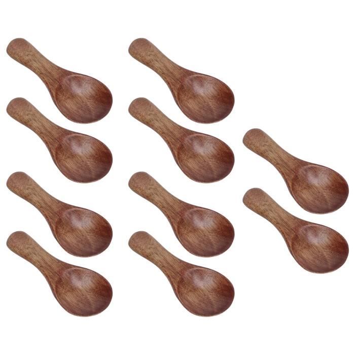 Cuillères à épices Faites Main 8 Petites Cuillères En Bois De 10 Cm – Mini Cuillères à Condiments Pour Sel, Sucre, Miel, Épices | Faites Main Cuillères Condiments Cuisine Cuillères à épices Faites Main 8 Petites Cuillères En Bois De 10 Cm – Mini Cuillères à Condiments Pour Sel, Sucre, Miel, Épices | Faites Main Cuillères Condiments Cuisine