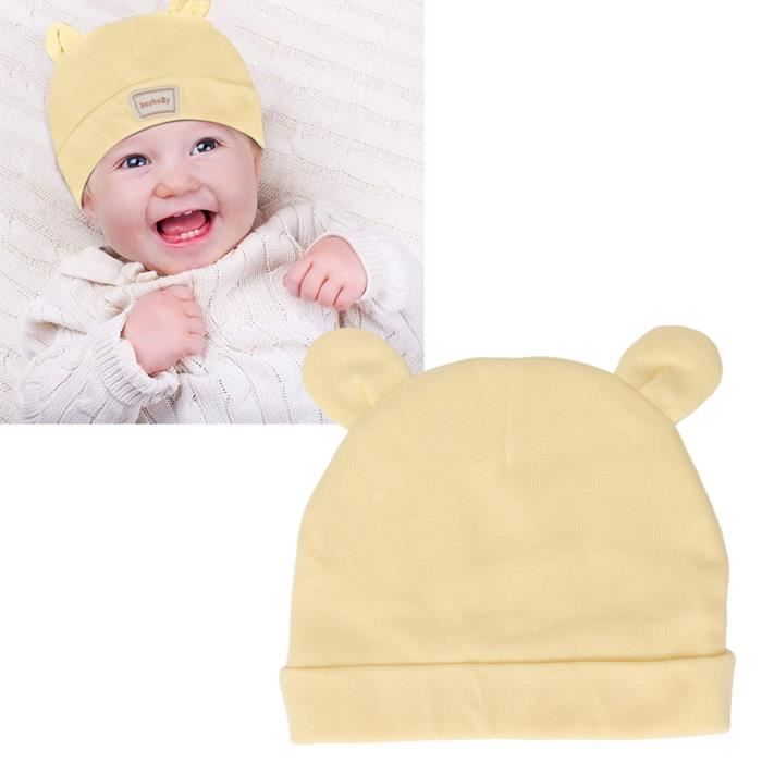 Ensemble 3 Bonnets D'Hiver Chauds Pour Enfants - Bonnet Tricot Doux Avec Doublure Polaire Pour Bébé Garçon Et Fille 0-36 Mois