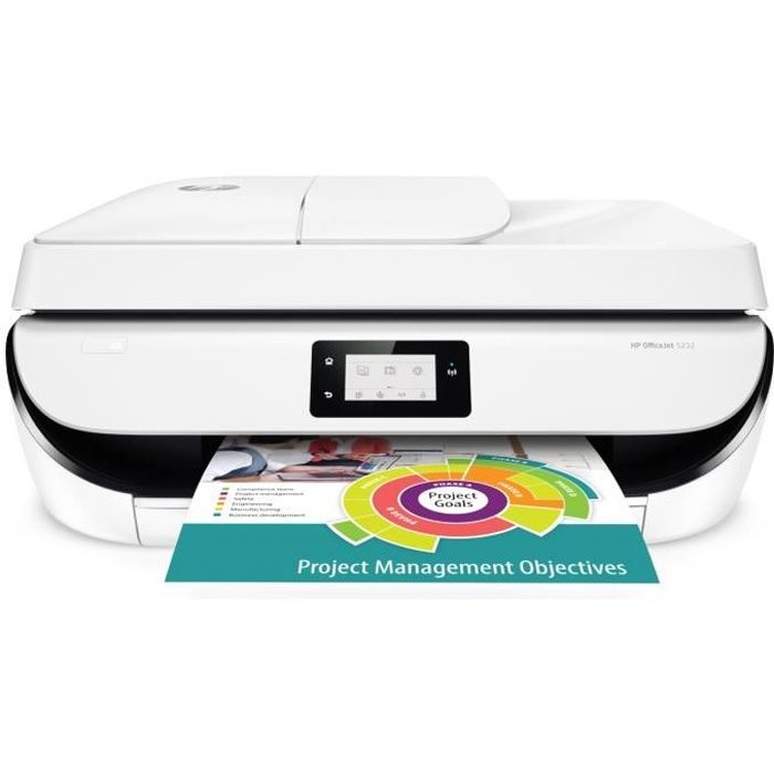 Hp Imprimante 4 En 1 Officejet 5232 Wifi R V Automatique