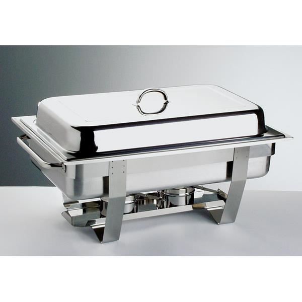 Hansemay Chafing Dish Double Acier Inoxydable Plat-réchaud 