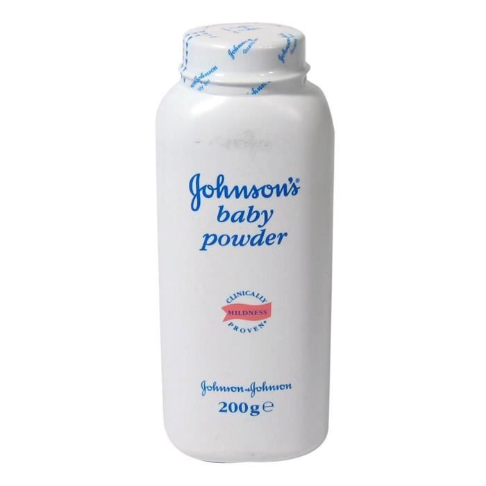 JOHNSON Baby Powder/ Poudre pour Bébé Talc 200ml –