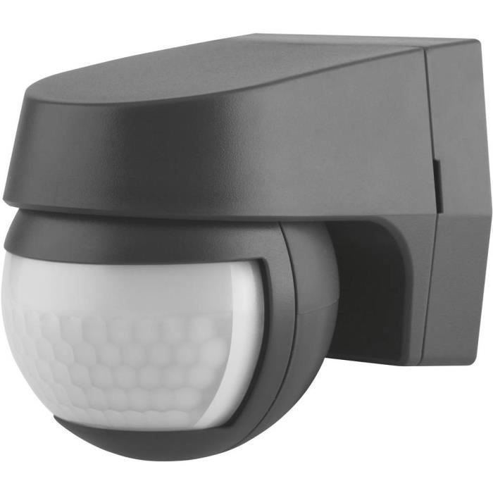 Lampadaire à LED extérieur avec détecteur de mouvements x LED intégrée LEDVANCE SENSOR WALL 110DEG 4058075244757 gris fo | APPLIQUE