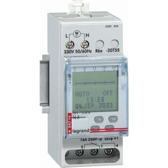 Legrand Horloge Cadran Digital Lexic Programmateur Achat Vente Disjoncteur Horloge Cadran Digital Lexic Cdiscount