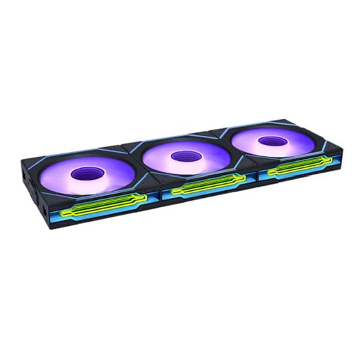 Ventilateurs de boîtier - LIANLI - UNI SL-INF BK - Sans fil - Miroir infini - Connexion en chaîne
